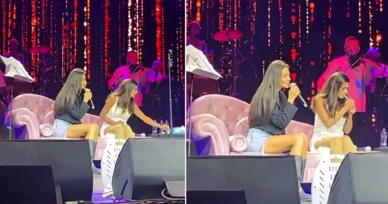 Harbiye konserinde Yıldız Tilbe den beklenmedik hareket