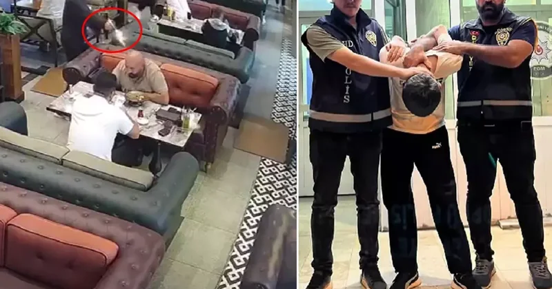 Kulüp başkanını kafede yemek yerken öldüren şüpheli Edirne de yakalandı