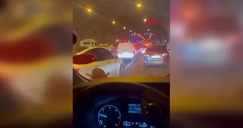 Sultangazi de Cebeci Tüneli nde zincirleme kaza