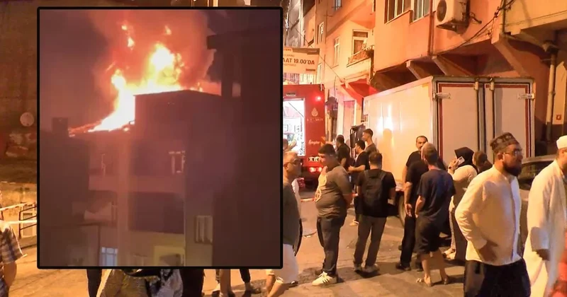 Beyoğlu nda korkunç anlar! Yangın çıkan evde tüp patladı Sözcü Gazetesi