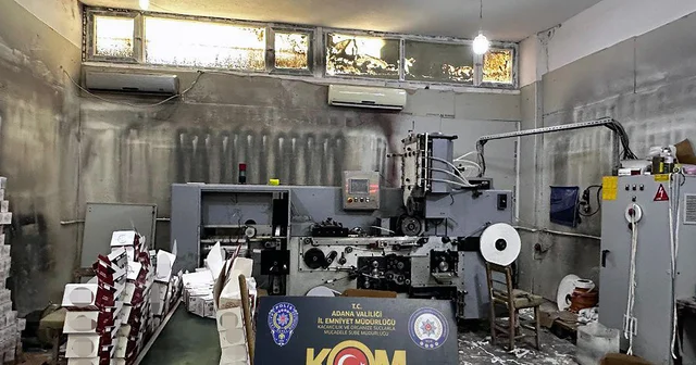 Karton bardak için kiraladığı depoda kaçak makaron üretti Adana Haberleri