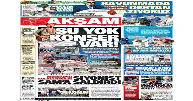 Savunmada desten yazıyoruz! Hasımlarımız telaş içinde 29 Ağustos 2025 gazete manşetleri