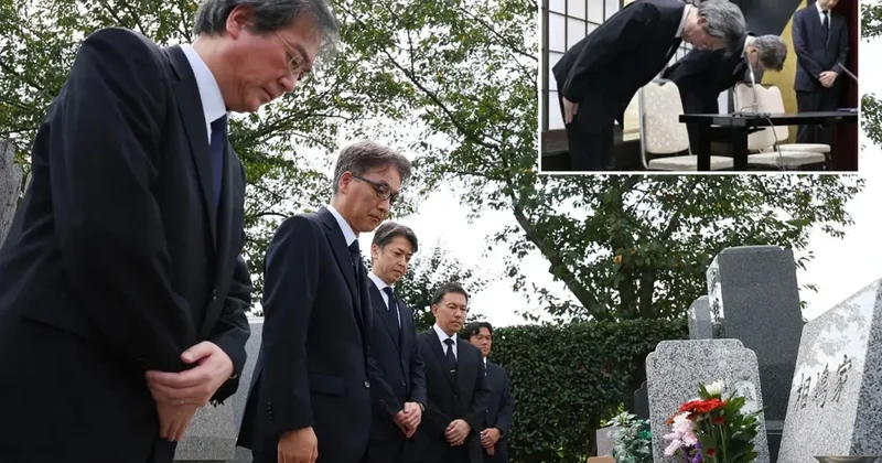 Haksız yere tutuklandı, kanserden öldü! Japon polis ve savcılar mezarı başında özür diledi