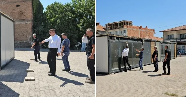 Balıkesir Sındırgı da depremden etkilenen esnaf için konteyner çarşı kurulacak Balıkesir Haberleri