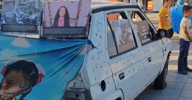 Gazze de katledilen Hind Receb in anısına kurulan gezici müze İstanbul da VİDEO İZLE