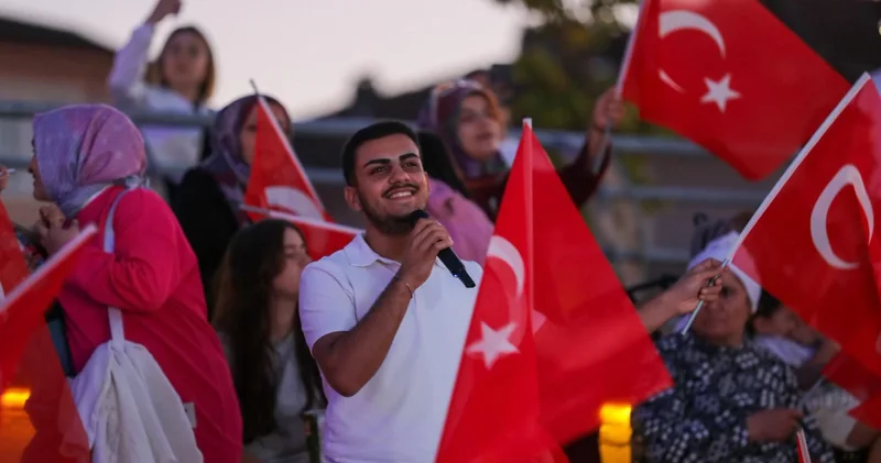 Düzce de 30 Ağustos sürprizi: Duygulu ve coşkulu anlar