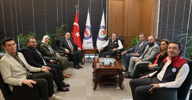 Eğitim Bir Sen Genel Başkanı Yalçın, Suriye Öğretmenler Sendikası ile bir araya geldi