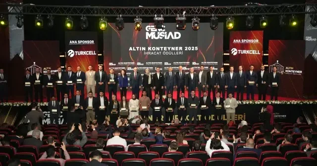Genç MÜSİAD 5. Altın Konteyner İhracat Ödülleri sahiplerini buldu İstanbul Haberleri