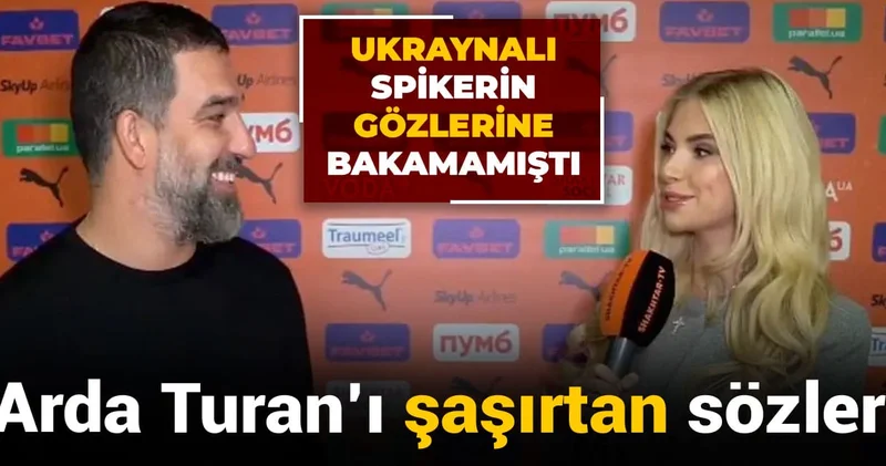 Arda Turan a Ukrayna da büyük sürpriz: Gözlerine bakamamıştı
