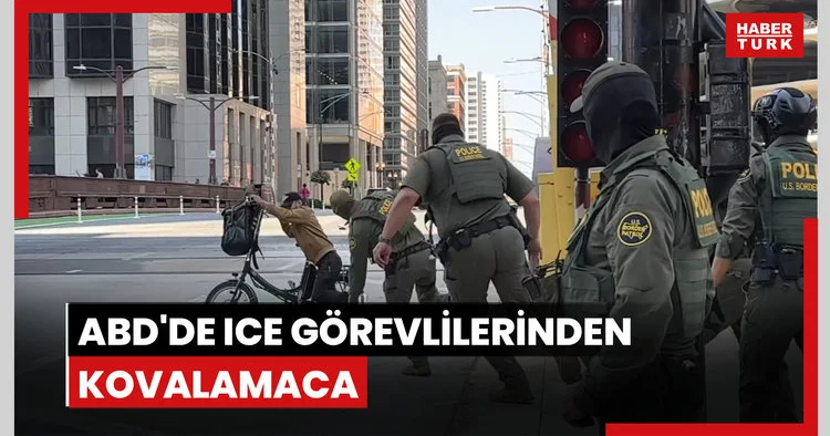 ABD de ICE görevlilerinden kovalamaca