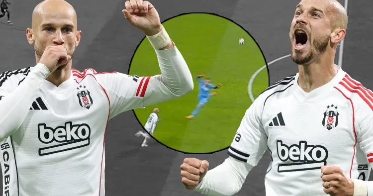 Vaclav Cerny, Beşiktaş ta hesabı açtı! Kocaelispor kalecisinden büyük hata...