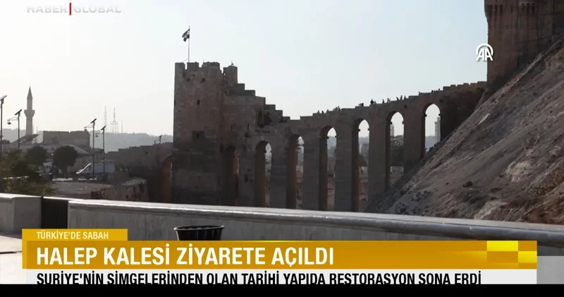 Halep Kalesi ziyarete açıldı: Suriye nin simgelerinden olan tarihi yapıda restorasyon sona erdi