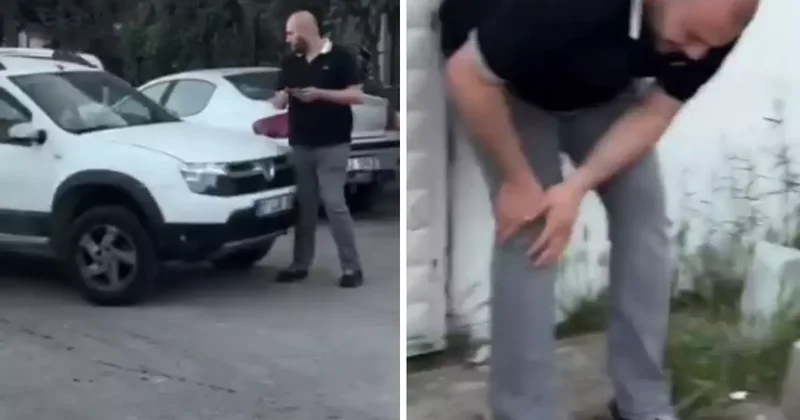 Şaka yapmak için çarptı, arkadaşının diz kapağı kırıldı