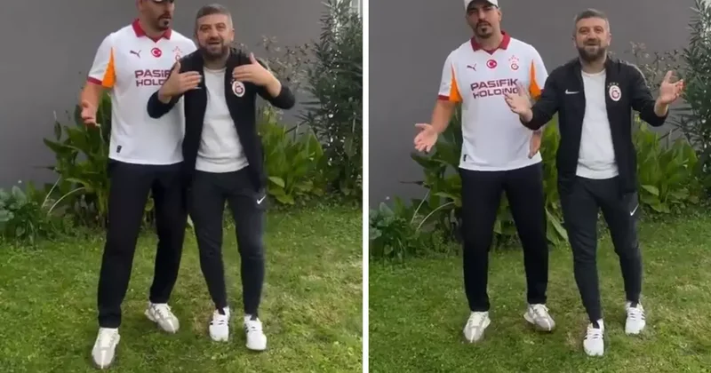Galatasaraylı taraftarlardan yıldız futbolcuya iki dilde mesaj