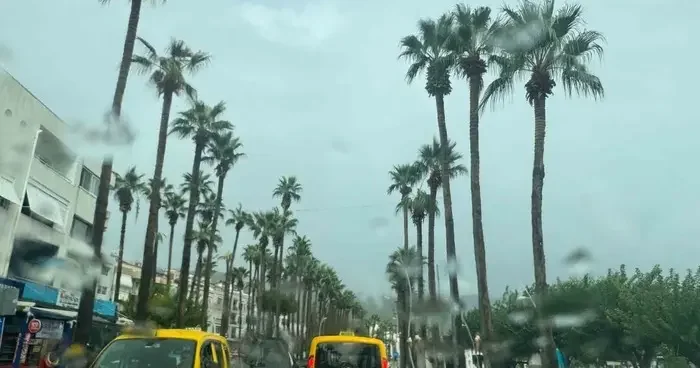Marmaris’te sonbahar yağmuru... Bu sene ilk