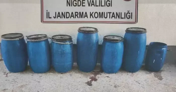 Niğde’de 920 litre sahte şarap ele geçirildi