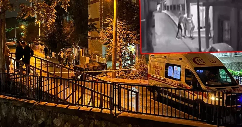 İzmir de iki grup arasında bıçaklı kavga kamerada; 1 ölü, 2 yaralı