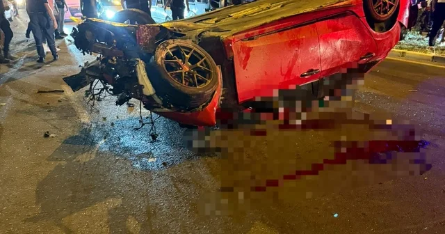 Hatay da otomobil, motosiklete çarpıp takla attı: 3 ölü, 3 yaralı Hatay Haberleri