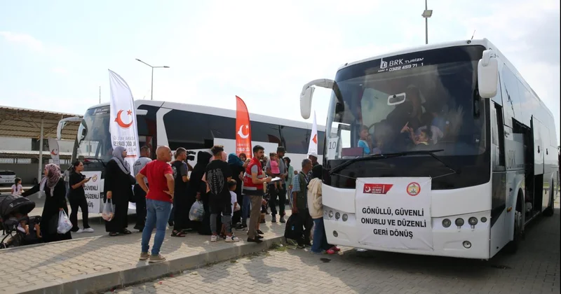 9 ayda 509 bin Suriyeli ülkesine döndü