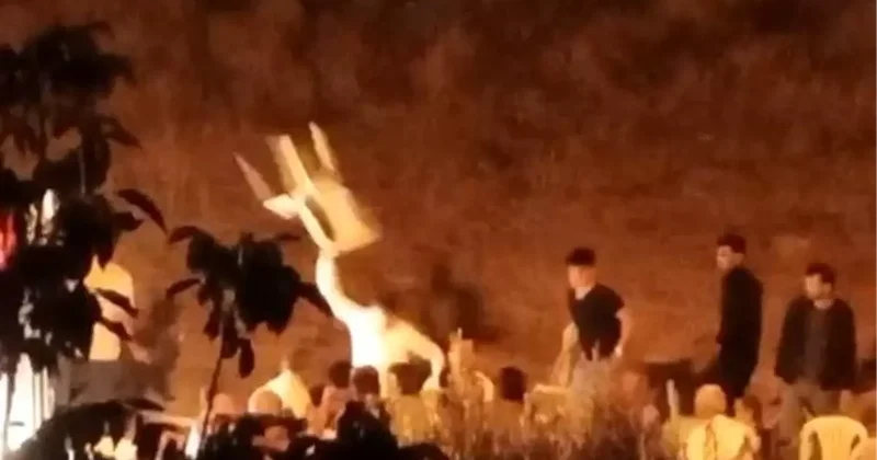 Alkol tartışması düğünü karıştırdı! Gelin ve damat yerde sürüklendi