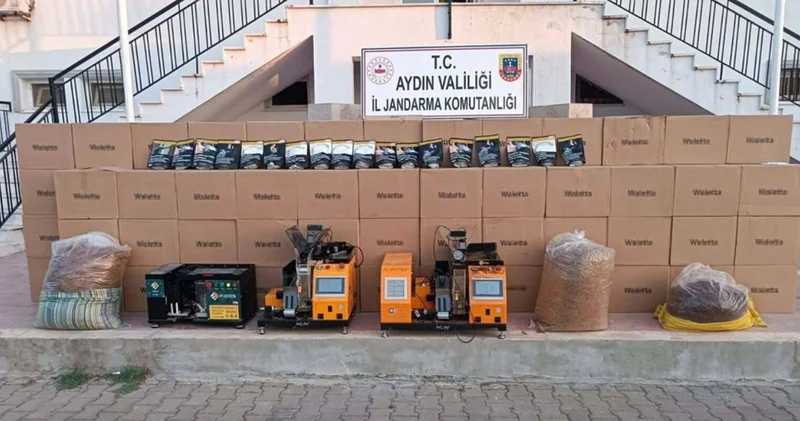 Aydın da kaçakçılık operasyonu: Piyasa değeri 1,2 milyon TL!