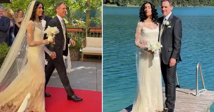 Efsane oyuncunun tek oğlu 60 yaşında evlendi... Altı yıl bekleyip muratlarına erdiler!