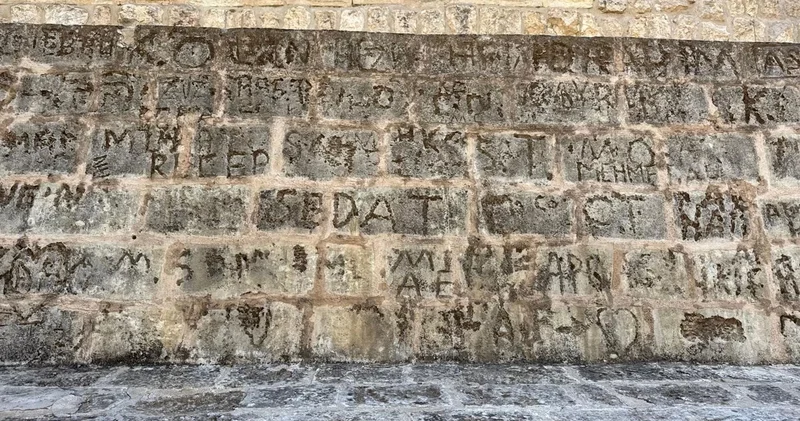 Tarihe ihanet: Artuklular döneminde inşa edilen köprüye isimlerini kazdılar