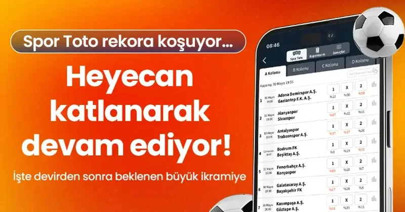 Spor Toto rekora koşuyor… Heyecan katlanarak devam ediyor! İşte devirden sonra beklenen büyük ikramiye İddaa Spor Haberleri