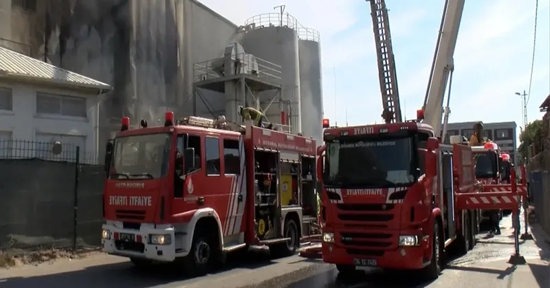 Tuzla da fabrika yangını panik yarattı