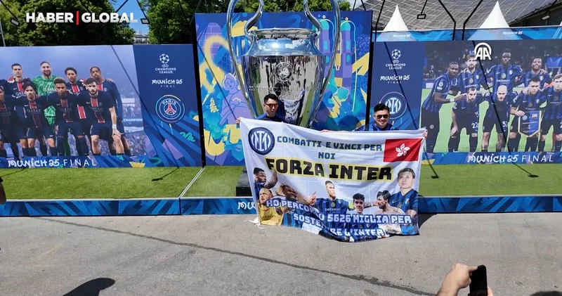 Münih teki UEFA Şampiyonlar Ligi finali festivaline yoğun ilgi
