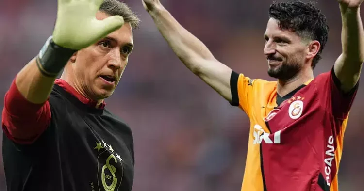 Galatasaray da duygusal ayrılık: Muslera ve Mertens omuzlarda veda etti! Mauro Icardi...