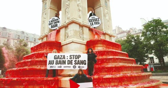 Gazzelilerin kanı Paris’te aktı Avrupa Haberleri