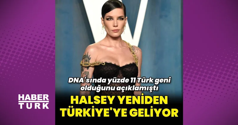 Dünyaca ünlü şarkıcı Halsey Türkiye ye geliyor