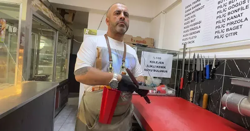 Avcılar da görme engelli kasap Guinness Rekorlar Kitabı na başvurdu