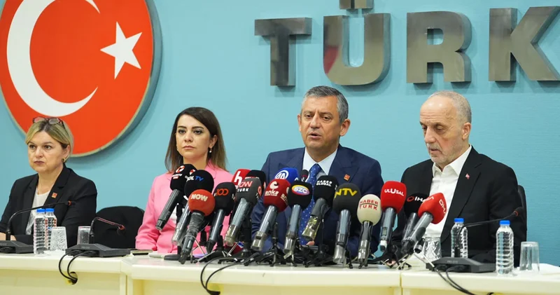 CHP Genel Başkanı Özel den HAK İŞ ve TÜRK İŞ e ziyaret