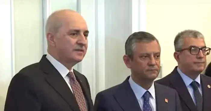 Her çalışmaya CHP olumlu katkı verecek deyip şartını açıkladı! TBMM Başkanı Numan Kurtulmuş tan Özgür Özel e ziyaret