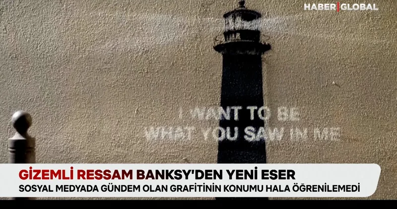 Gizemli ressam Banksy’den yeni eser