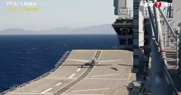 Bayraktar TB3 SİHA dan TCG Anadolu ya başarılı 14 sorti