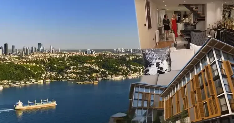 İstanbul ayaklarının altında... Ünlü popçu eşi ile bu evde yaşıyor!