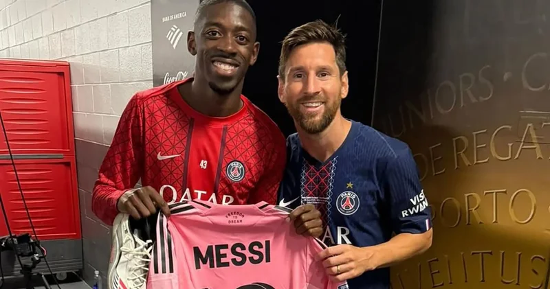 Messi maçtan sonra neye uğradığını şaşırdı! Dembele, Arjantinli yıldızın her şeyini istedi