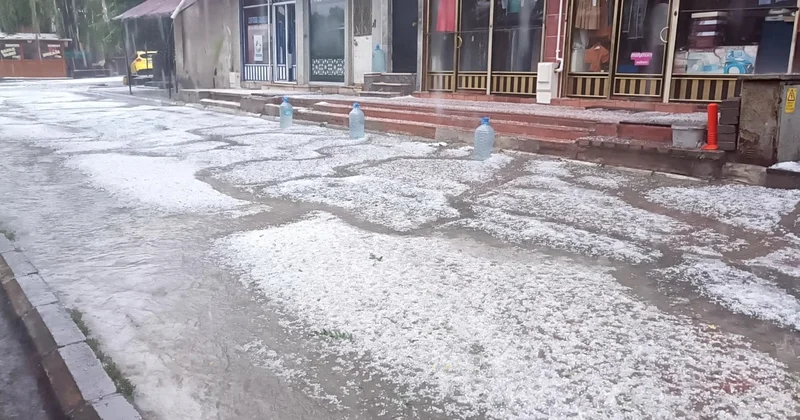 Kars ı sağanak ve dolu vurdu! Sözcü Gazetesi