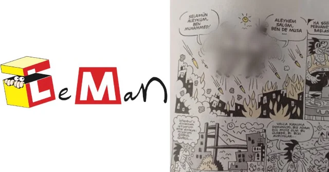 Leman dan yeni alçaklık: Hz. Peygamber i bombalarla resmettiler Gündem Haberleri