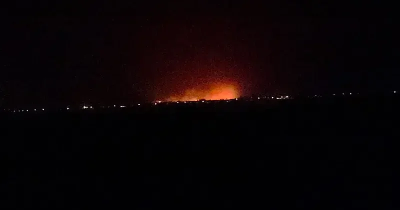 Mersin de Göksu Deltası Kuş Cenneti’nde sazlık yangını