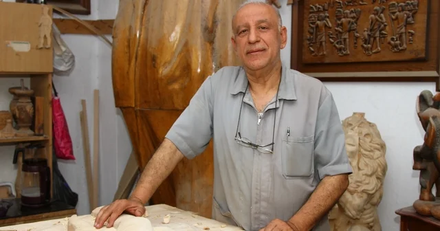 57 yıllık ahşap oyma sanatçısı: İmalat zor, çırak yetişmiyor Hatay Haberleri