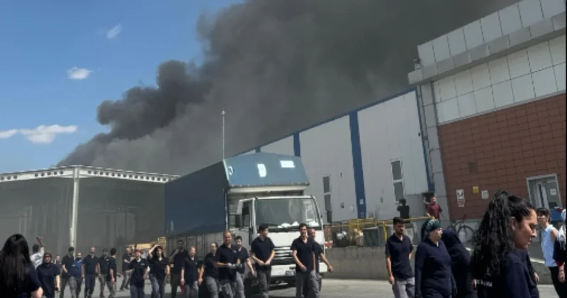 Eskişehir de fabrikada korkutan yangın Sözcü Gazetesi