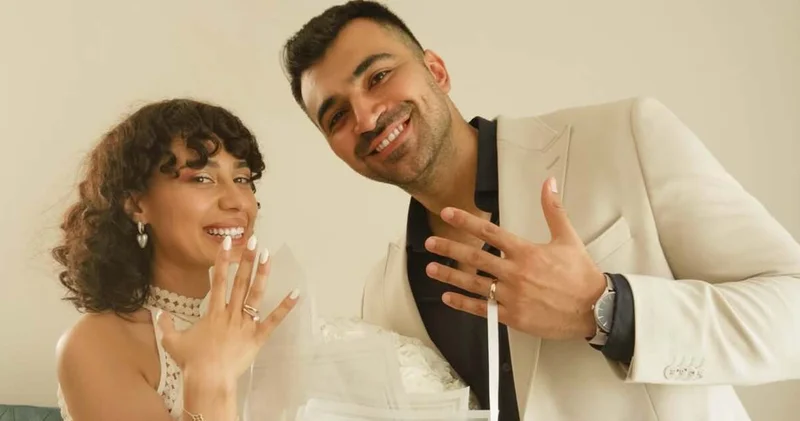 Tuğba Yılmaz ve Alperen Sazlı nişanlandı Magazin haberleri