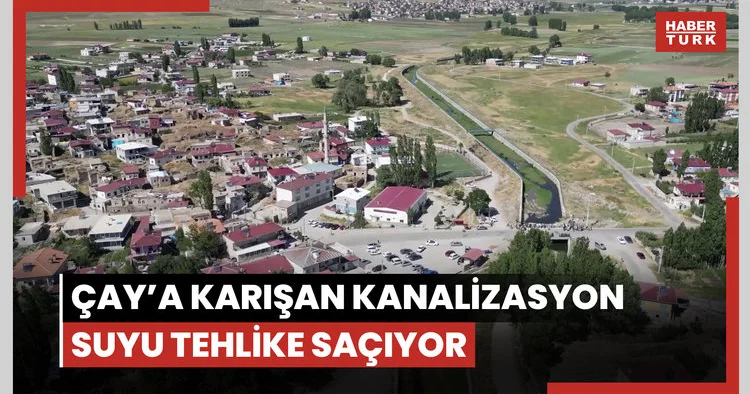 Melendiz Çayı na karışan kanalizasyon suyu tehlike saçıyor