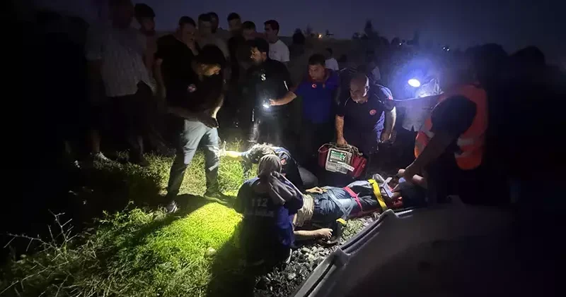 Köprüde kayboldu ihbarı yapıldı, nehirden çıkarılıp hastaneye kaldırıldı