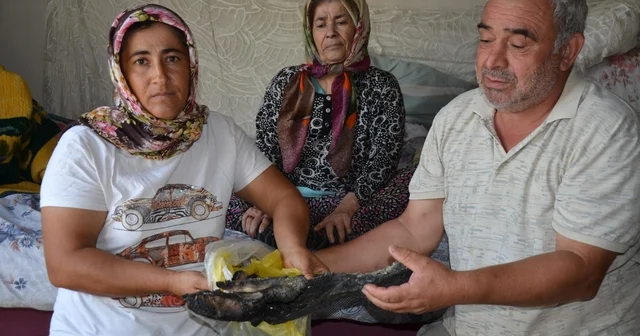 Evlerinde çıkan yangında 90 bin lira birikimleri de yandı Antalya Haberleri
