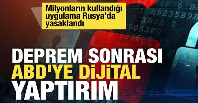 8.8 lik deprem sonrası Rusya dan ABD hamlesi: Milyonların kullandığı uygulamayı yasakladı